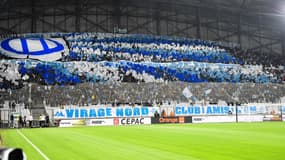 Le virage nord du stade Vélodrome
