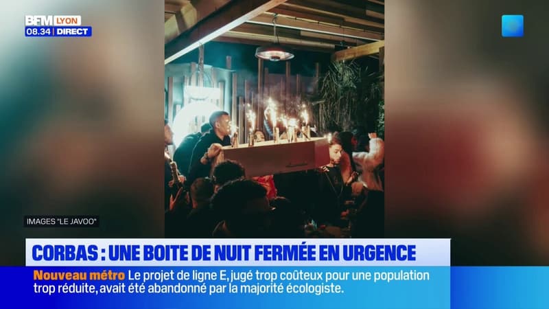 Un cercueil et des bougies scintillantes : fermée en urgence, une discothèque de Corbas fait réagir