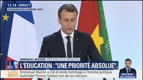 Emmanuel Macron souhaite doubler "les partenariats universitaires avec l'Afrique"