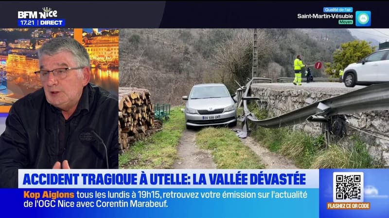 Accident de la route mortel à Utelle: la réaction du maire