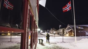 La ville de Longyearbyen, sur l'archipel arctique du Svalbard en Norvège.