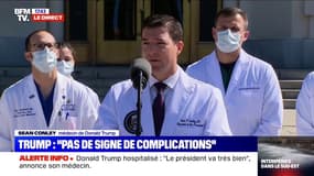 Le médecin de Donald Trump: "Le Président n'a pas eu de fièvre au cours des dernières 24h, nous sommes prudents mais optimistes"
