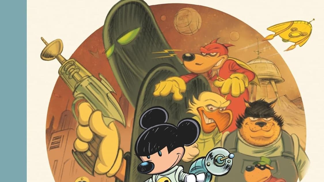 Couverture de la BD "Mickey contre l'alliance maléfique" Couverture de la BD "Mickey contre l'alliance maléfique"