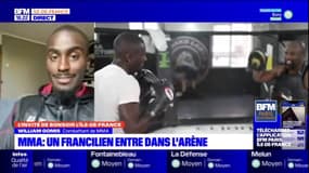 Le combattant de MMA francilien William Gomis explique le déroulement d'un combat de MMA