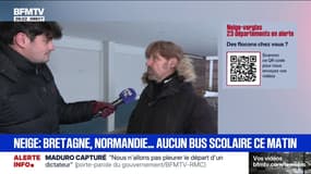 Neige: pas de bus scolaires ce matin en Bretagne et en Normandie