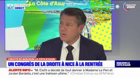 Dissolution de l'Assemblée nationale: Christian Estrosi, maire de Nice, dénonce une "erreur majeure"