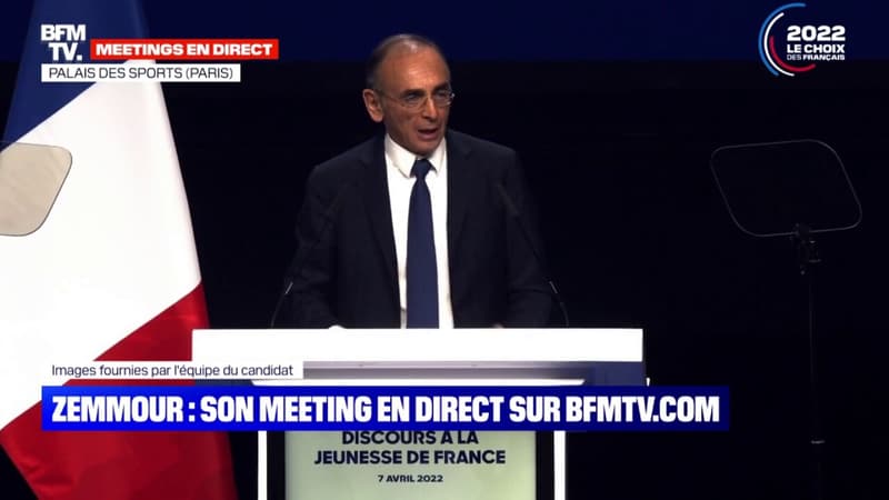 Une minute de silence observée au meeting d'Éric Zemmour en hommage à Jérémy Cohen