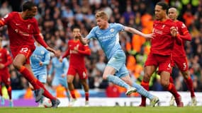 Kevin De Bruyne face à Liverpool