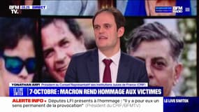Yonathan Arfi (Crif): "Je suis frappé d'une chose, c'est à quel point les Français sous-estiment le nombre de Français morts" le 7 octobre