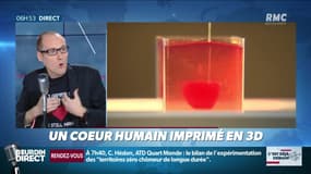 La chronique d'Anthony Morel : Un cœur humain imprimé en 3D - 18/04