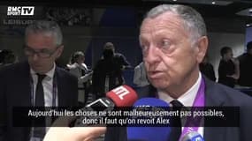 Aulas : "Laisser partir (Lacazette) est totalement remis en cause"