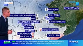 Météo Alpes du Sud: du soleil ce mardi, jusqu'à 12°C à Manosque