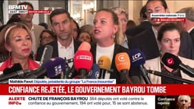 Chute du gouvernement Bayrou: "La politique macroniste est minoritaire, dans l'Assemblée et dans le pays", déclare Mathilde Bayrou