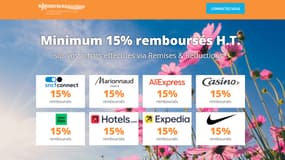 Capture d'écran du site Remises et Réductions