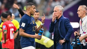 Kylian Mbappé et Didier Deschamps
