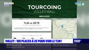 Volley: 100 places en vente à 2€ pour voir le Tourcoing Lille Métropole 
