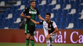 Mehdi Bourabia et Cristiano Ronaldo, le 15 juillet 2020