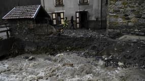 Image d'illustration de la tempête Eleanor dans le village de Moretel-de-Maille, situé dans les Alpes.