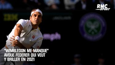 Tennis : "Wimbledon me manque" concède Federer qui en a fait un "gros objectif" en 2021