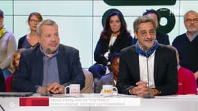 Périco Légasse et Serge Papin sur le plateau des GG