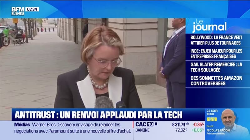 Antitrust : un renvoi applaudi par la tech aux États-Unis