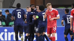 L'équipe de France Espoirs face à la Russie