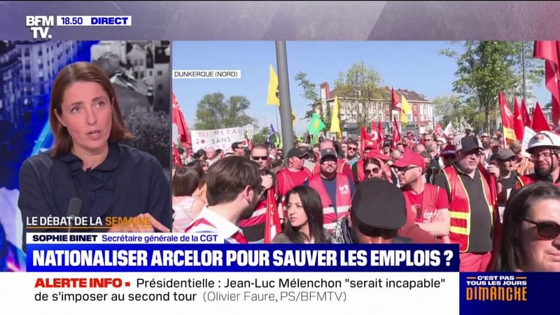 Pour Sophie Binet (CGT), 