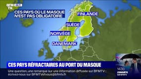 Pourquoi le port du masque n'est-il pas obligatoire dans ces pays du nord de l'Europe ?