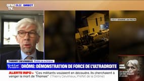 Manifestation d'ultradroite à Romans-sur-Isère: "Des moyens de police seront maintenus sur le territoire toute la journée d'aujourd'hui et les jours suivants s'il le faut", affirme le préfet de la Drôme
