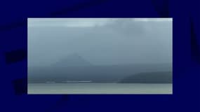 Vue en direct du Mont Keilir depuis une webcam posée à Keflavik.
