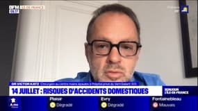  "Il ne faut jamais, jamais, garder un pétard dans la main": Victor Katz, chirurgien en Seine-Saint-Denis met en garde contre le risque d'accidents domestiques