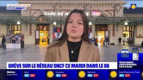 Alpes-Maritimes: grève à la SNCF ce mardi avec aucun train entre Nice et Tende