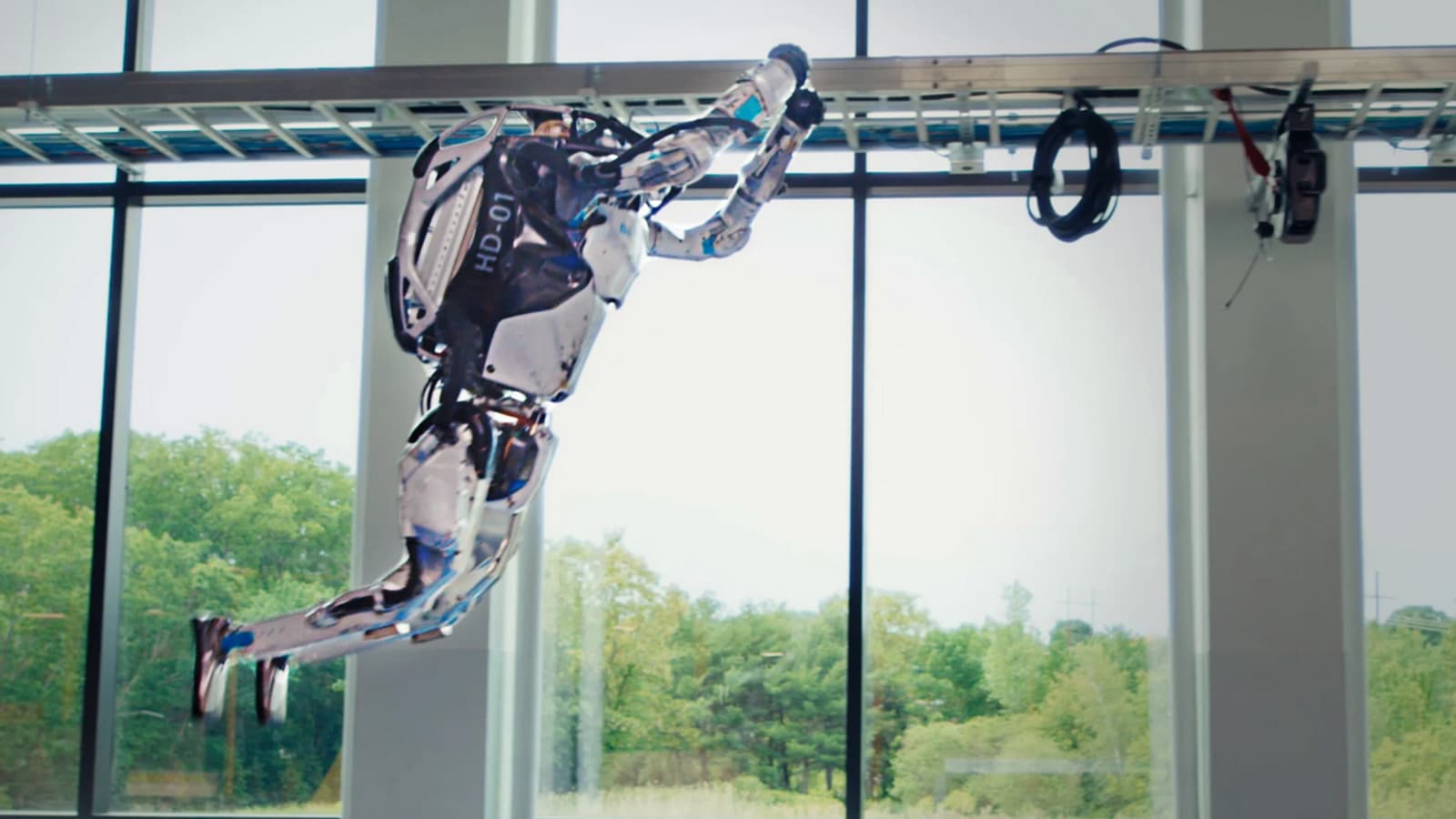 Le robot bipède Atlas de Boston Dynamics.