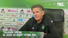 ASSE - OL : "Toujours spécial de jouer un derby" estime Puel