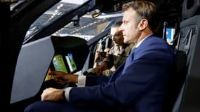 Emmanuel Macron veut développer l'avion "zéro émission" français