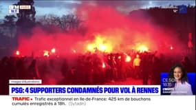 Quatre supporters du PSG condamnés pour vol en réunion à Rennes 