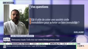 Les questions : Est-ce utile de créer une société civile immobilière pour acheter un bien immobilier ? - 07/04