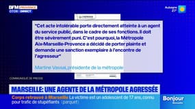 Marseille: une agente de la métropole agressée, une plainte déposée