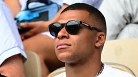 Kylian Mbappé à Roland-Garros le 11 juin 2023