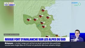 Alpes du Sud: risque "fort" d'avalanches sur l'ensemble des massifs au-dessus de 2000m d'altitude