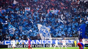Les supporters marseillais face à Bâle