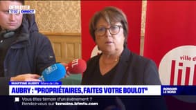 "Propriétaires, faites votre boulot": le coup de gueule de Martine Aubry après l'effondrement à Lille
