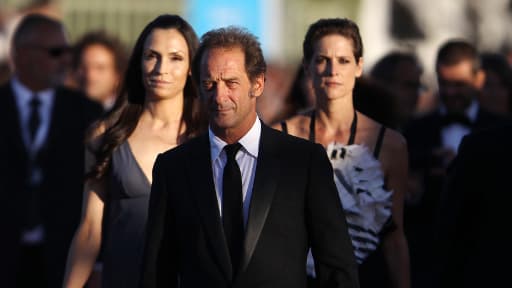 Vincent Lindon, président du jury du 39 festival de Deauville, Famke Janssen et Hélène Filière, également membres du jury.