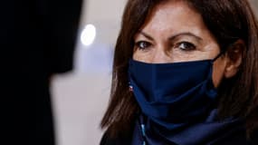 La maire de Paris Anne Hidalgo à Paris, le 11 novembre 2020