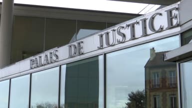 Le palais de justice de Pontoise le 8 février 2023 (Val-d'Oise).