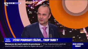Proviseur menacé de mort: "Il était nécessaire de le protéger", affirme Nicolas Bray (proviseur du lycée Fénelon à Paris/SNPDEN)