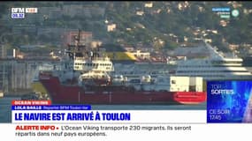 L'Ocean Viking a accosté à Toulon
