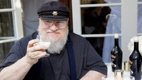 George R. R. Martin, l'auteur de Games of Thrones, à Beverly Hills en septembre 2013