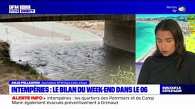 Alpes-Maritimes: le bilan des intempéries du week-end