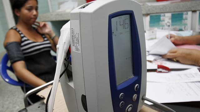Une femme enceinte, infectée par le virus Zika, en Colombie.